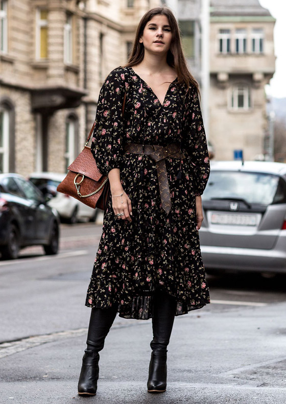 صورة رقم 1 - اكتشفوا موديلات فساتين ميدي عصرية للمحجبات موضة شتاء 2025 صورة رقم 1 - اكتشفوا موديلات فساتين ميدي عصرية للمحجبات موضة شتاء 2025