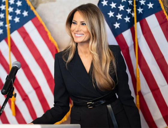 الصورة الرسمية للسيدة الأمريكية الأولى الـ47: الصورة الرسمية للسيدة الأمريكية الأولى الـ47: