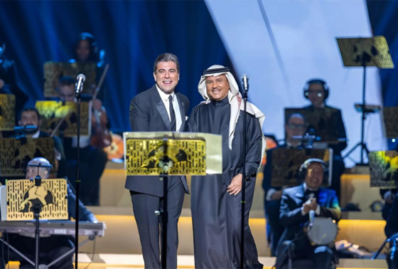 ديو رائع بين وائل كفوري ومحمد عبده في أغنيته الشهيرة (ليلة ليلة) صورة رقم 1