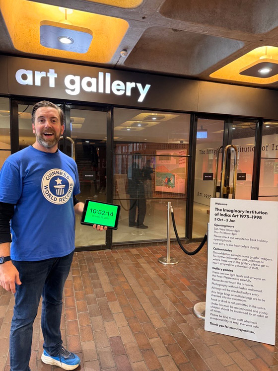 صورة رقم 8 - بريطاني يحقق رقما قياسيا عالميا بزيارة 42 متحفا في أقل من 12 ساعة صورة رقم 8 - بريطاني يحقق رقما قياسيا عالميا بزيارة 42 متحفا في أقل من 12 ساعة