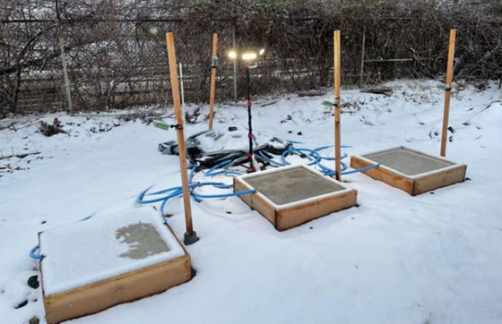 صورة رقم 1 - علماء يطورون خرسانة يمكنها إذابة الثلوج من تلقاء نفسها.. فيديو صورة رقم 1 - علماء يطورون خرسانة يمكنها إذابة الثلوج من تلقاء نفسها.. فيديو