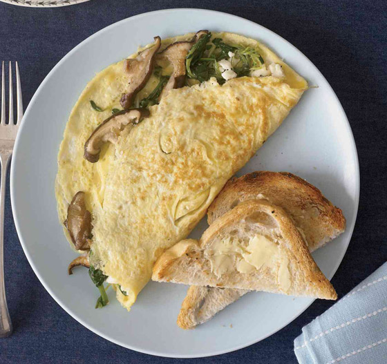 وصفة عجة الفطر مع جبن الماعز والزعتر.. تستحق الاستيقاظ من أجلها صورة رقم 7