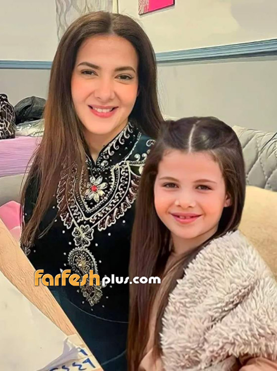 كايلا ابنة دنيا سمير غانم في مشهد تمثيلي طريف مع والدها  صورة رقم 2