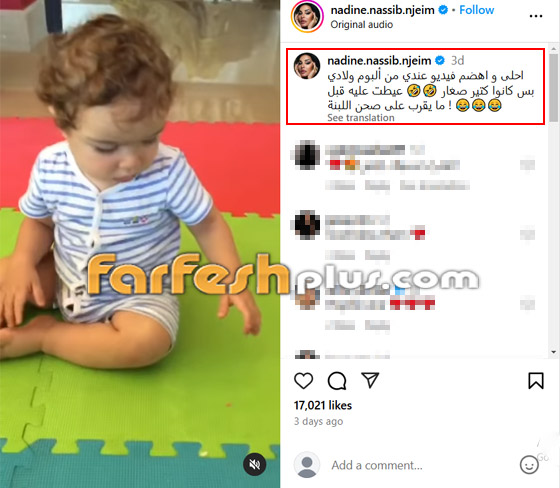نادين نسيب نجيم تفاجئ جمهورها وتنشر فيديو قديم لطفليها مع تعليق طريف صورة رقم 1
