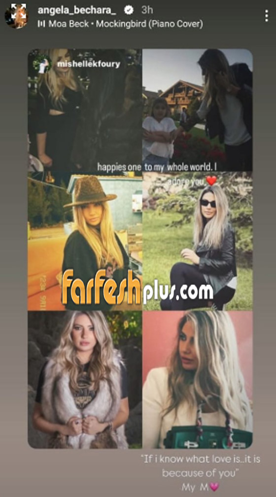 ميشيل وائل كفوري تُعايد والدتها بمناسبة عيد ميلادها بطريقة مميزة ومؤثرة صورة رقم 1