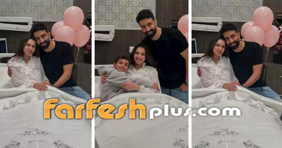 كارمن سليمان ومصطفى جاد يُرزقان بمولودها الثاني.. والبالونات الزهرية تؤكد أنها (بنت) صورة رقم 2