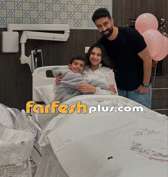 كارمن سليمان ومصطفى جاد يُرزقان بمولودها الثاني.. والبالونات الزهرية تؤكد أنها (بنت) صورة رقم 5