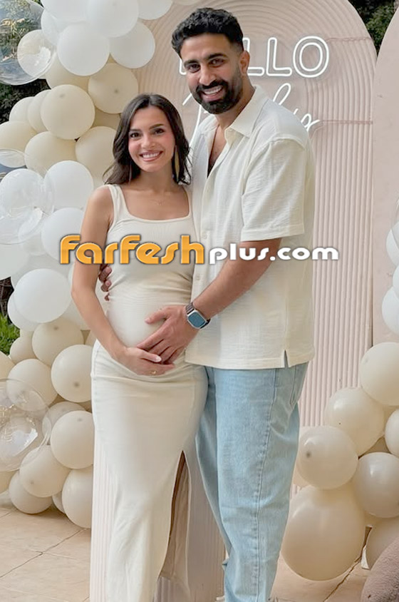 كارمن سليمان ومصطفى جاد يُرزقان بمولودها الثاني.. والبالونات الزهرية تؤكد أنها (بنت) صورة رقم 7