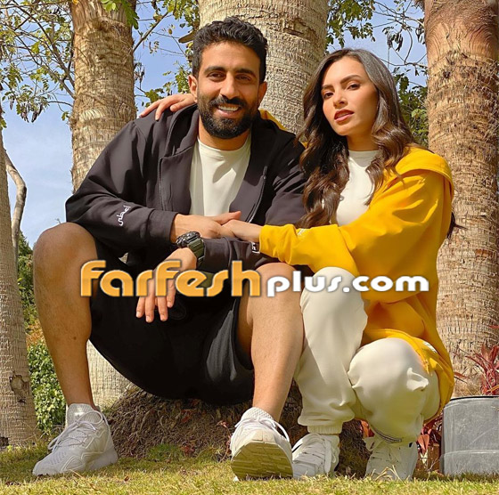 كارمن سليمان ومصطفى جاد يُرزقان بمولودها الثاني.. والبالونات الزهرية تؤكد أنها (بنت) صورة رقم 16