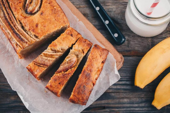 إليكم طريقة تحضير كعكة الموز الصحية.. بسيطة وطيبة صورة رقم 1