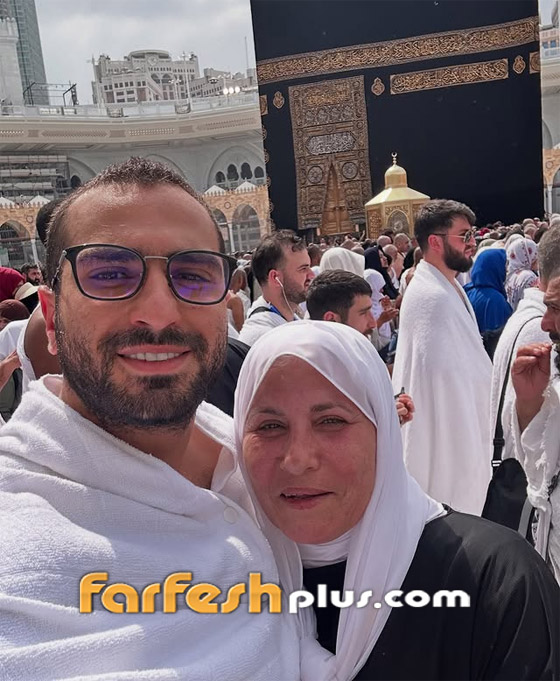 محمد الشرنوبي ووالدته أمام الكعبة.. وينتظر عرض إش إش ضمن مسلسلات رمضان 2025 صورة رقم 2