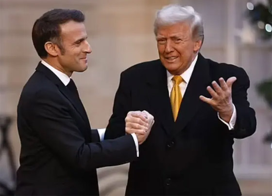 مصافحات غريبة وعنيفة بين ترامب وماكرون.. فماذا تكشف لغة الجسد؟ صورة رقم 4
