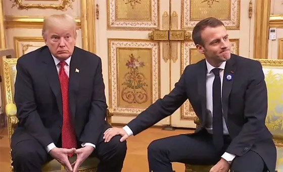 مصافحات غريبة وعنيفة بين ترامب وماكرون.. فماذا تكشف لغة الجسد؟ صورة رقم 7