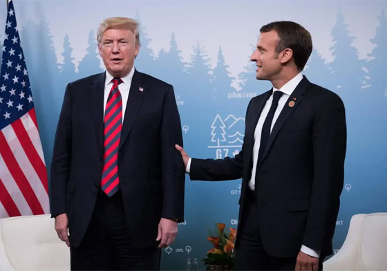 مصافحات غريبة وعنيفة بين ترامب وماكرون.. فماذا تكشف لغة الجسد؟ صورة رقم 9