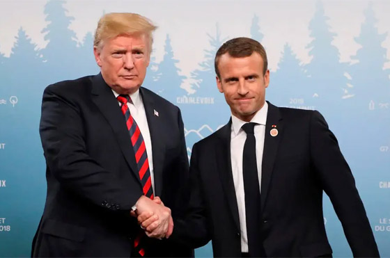مصافحات غريبة وعنيفة بين ترامب وماكرون.. فماذا تكشف لغة الجسد؟ صورة رقم 10