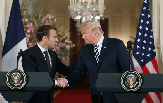 مصافحات غريبة وعنيفة بين ترامب وماكرون.. فماذا تكشف لغة الجسد؟ صورة رقم 12