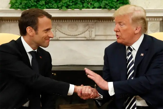 مصافحات غريبة وعنيفة بين ترامب وماكرون.. فماذا تكشف لغة الجسد؟ صورة رقم 13