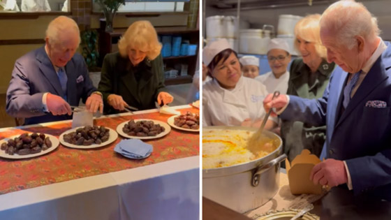 ملك وملكة بريطانيا يساعدان في تجهيزات رمضان.. فيديو وصور صورة رقم 6 ملك وملكة بريطانيا يساعدان في تجهيزات رمضان.. فيديو وصور صورة رقم 6
