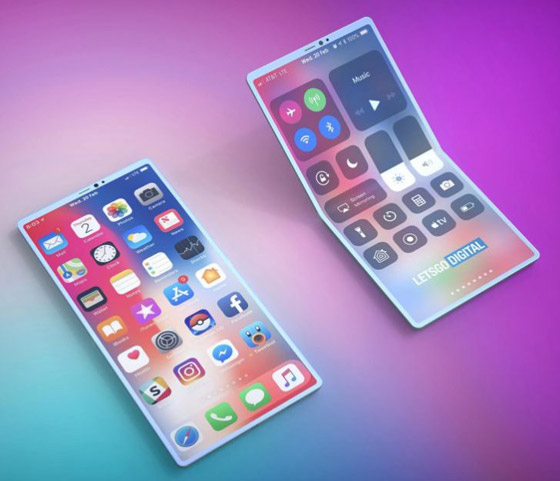 صورة رقم 3 - تسريبات أول آيفون قابل للطي: بلا تجاعيد، سُمكه قليل والسعر خيالي! صورة رقم 3 - تسريبات أول آيفون قابل للطي: بلا تجاعيد، سُمكه قليل والسعر خيالي!