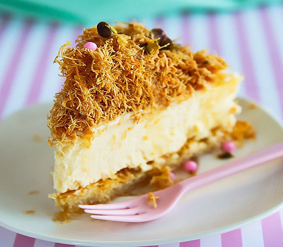 إليكم طريقة تحضير تشيز كيك الكنافة الشهي صورة رقم 4 إليكم طريقة تحضير تشيز كيك الكنافة الشهي صورة رقم 4