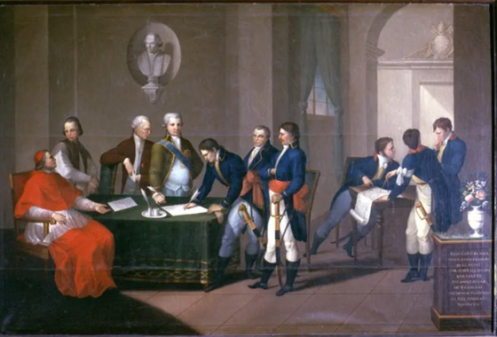 بهذه المعاهدة.. دفع البابا تعويضاً مادياً هائلاً لنابليون صورة رقم 2