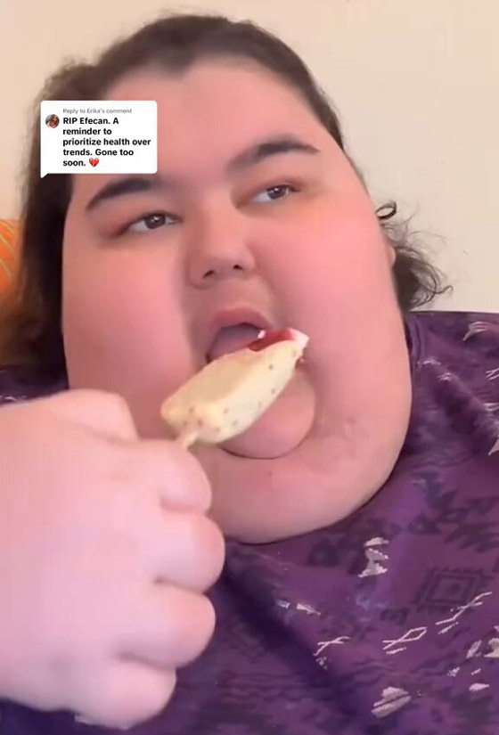 وفاة نجم تيك توك إفكان كولتور عن 24 عاما بسبب ترند الطعام 