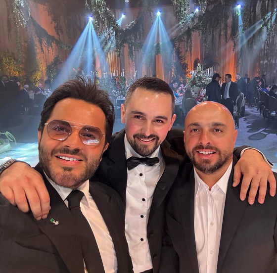 جورج وسوف يحتفل بزفاف ابنه حاتم بحضور النجوم ويغني مع راغب علامة صورة رقم 2