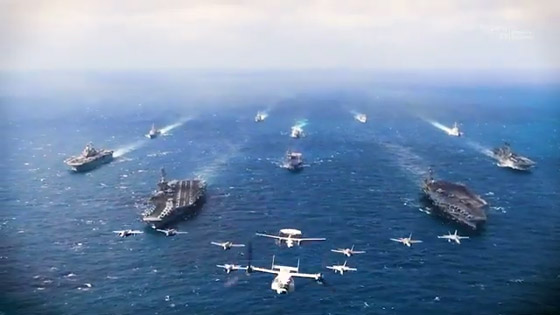 بالفيديو.. وصول حاملة طائرات أميركية ثانية إلى الشرق الأوسط صورة رقم 2