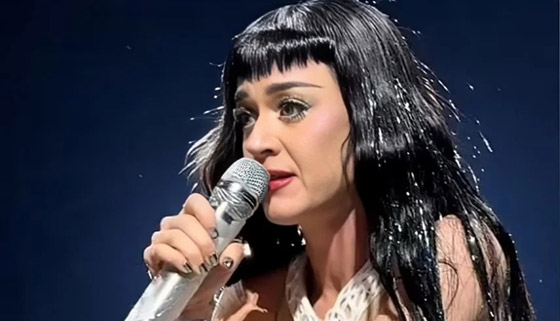 كاتي بيري توقف حفلها وتوبّخ احد المعجبين متهمة إياه بمراسلة زوجها لتفريقه عنها! صورة رقم 1