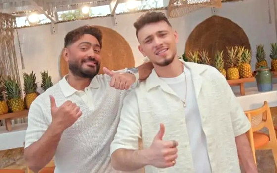 تامر حسني يغني لأول مرة باللهجة السورية مع الشامي في ديو (ملكة جمال الكون) صورة رقم 5