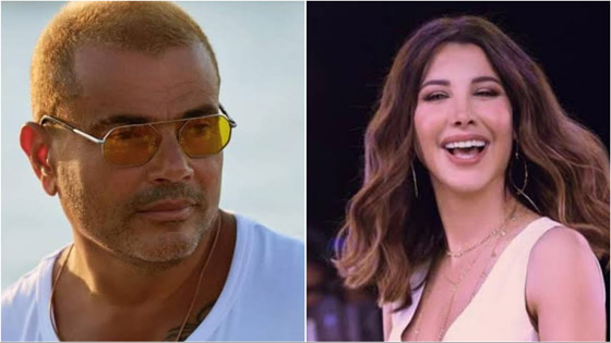 بعد ان أهدته وردة صفراء.. نانسي عجرم تفاجئ نجمها المفضل عمرو دياب صورة رقم 1