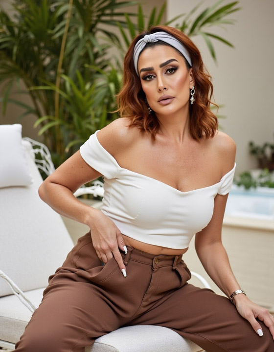 غادة عبد الرازق في جلسة تصوير مزيفة.. ما الحكاية؟ صورة رقم 1