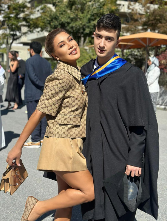 نوال الزغبى تحتفل بفخر بتخرج ابنها جورجي من جامعة سويسرا صورة رقم 1