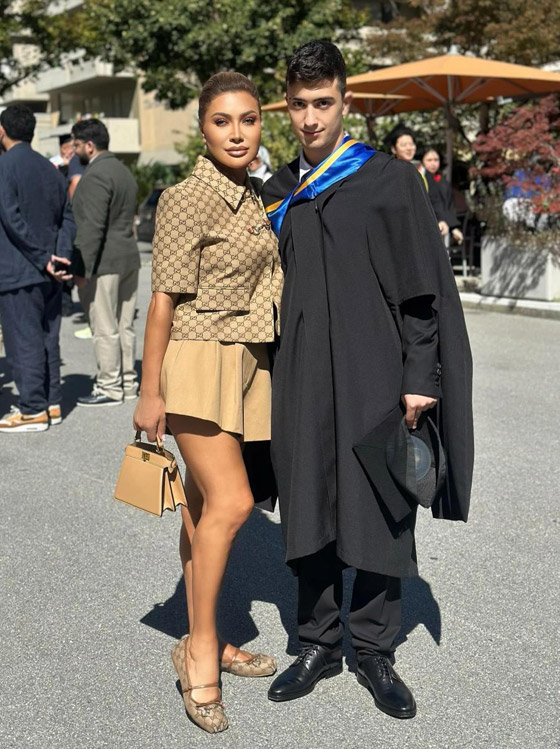 نوال الزغبى تحتفل بفخر بتخرج ابنها جورجي من جامعة سويسرا صورة رقم 2