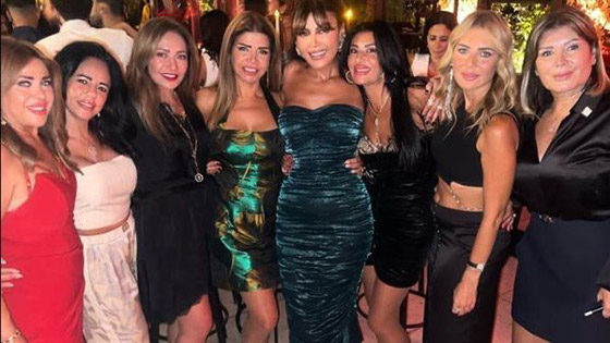 النجوم يحتفلون مع ريهام حجاج بعيد ميلادها، وماجد المصري يثير الجدل بقميص شفاف! صورة رقم 6