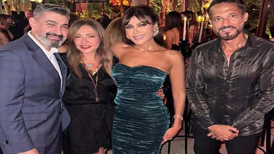 النجوم يحتفلون مع ريهام حجاج بعيد ميلادها، وماجد المصري يثير الجدل بقميص شفاف! صورة رقم 2