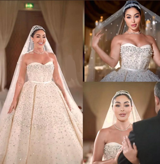 هيا كرزون شقيقة ديانا كرزون بإطلالة ملكية في حفل زفافها على رجل الأعمال عمر الكيكي صورة رقم 6 هيا كرزون شقيقة ديانا كرزون بإطلالة ملكية في حفل زفافها على رجل الأعمال عمر الكيكي صورة رقم 6