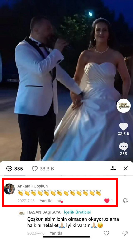 فنان شهير يقاضي عروسين أدّيا أغنيته في حفل زفافهما ويطالبهما بـ 300 ألف ليرة تركية! صورة رقم 1