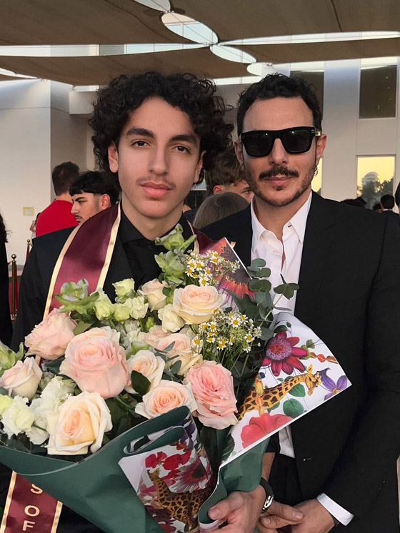 صورة رقم 2 - صور: باسل خياط في حفل تخرٌج ابنه شمس: مبروك يا ملكي صورة رقم 2 - صور: باسل خياط في حفل تخرٌج ابنه شمس: مبروك يا ملكي