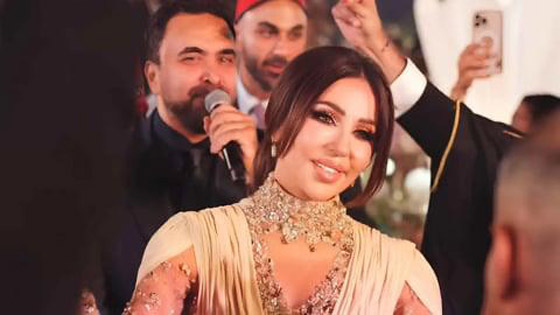 رابعة الزيات متألقة وجميلة في حفل زفاف نجلها كريم صورة رقم 2