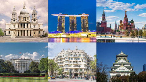 بينها الأهرامات ومسجد قبة الصخرة.. إليكم أجمل 50 مبنى حول العالم