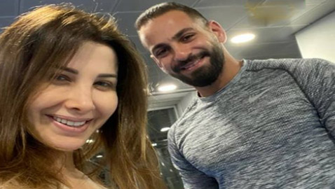 نانسي عجرم تخطف قلوب متابعيها مع مدربها من الجيم (صور)
