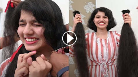 صاحبة أطول شعر بالعالم تقصه وتتبرع به لمتحف أمريكي (فيديو)