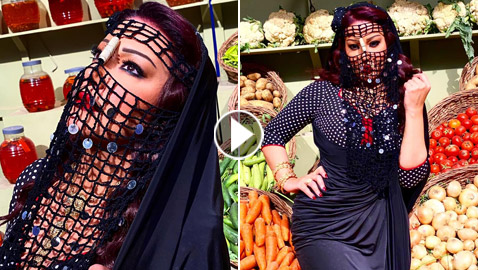 فيديو: سمية الخشاب تستعرض أناقتها من كواليس مسلسل (موسى)