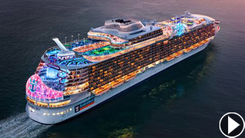 6988 ضيفا في 18 طابقا.. إطلاق أكبر سفينة سياحية في العالم العام المقبل