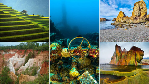 صور: تعرفوا على الأماكن الطبيعية الرائعة التي صنعها البشر على مر السنين
