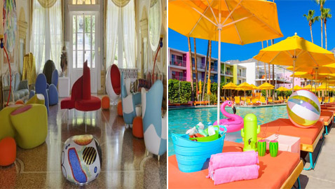بالصور: تعرفوا إلى 4 فنادق ملونة حول العالم