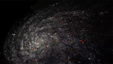 علماء يكتشفون كتلة فضائية خارجية فائقة ضخمة تعمل على ابتلاع مجرتنا!