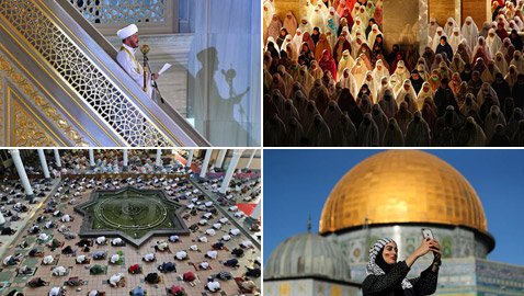 بالصور: احتفالات عيد الفطر في دول مختلفة حول العالم