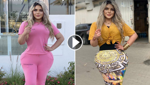 فيديو وصور: هجوم واسع على فنانة سورية بسبب النفخ والتكبير! أصبحت تضاريس جسمها كالإجاصة!